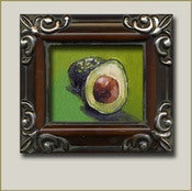 Image of Avacado on Green