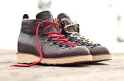 Image of FNG x Fracap M120 ‘Classics’ Boot - Brown (Red & Rope laces)