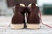Image of FNG x Fracap M120 ‘Classics’ Boot - Brown (Red & Rope laces)