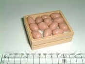 Image of Miniature Eggs in Wooden Crate