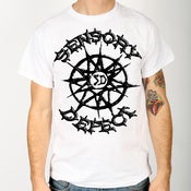 Image of SENSORY DEFECT (STAR LOGO) WHITE SHIRT