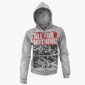Image of Live Print Zipped Hoodie