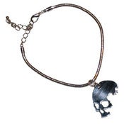 Image of Charm Bracelet made from a recycled vinyl record.