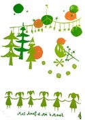Image of Mes Amies et moi a minuit (greens)