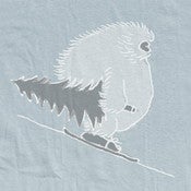 Image of Yeti with a Tree T-shirt