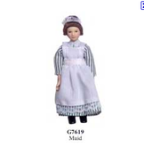 Image of Dollhouse Porcelain Figure - Maid