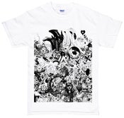 Image of Emer 777 t-shirt black print on white