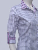 Image of Navy & Mauve Grid / Magenta Plaid - LIMITED EDITION - Sold Out