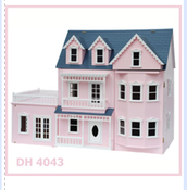 Image of Pink Conservatory Dollhouse