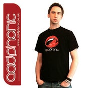 Image of 'Acidphonic Lips' T-Shirt - Mens Black