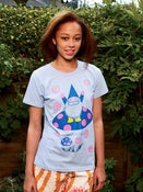 Image of Gnome on Mushroom T (blue)
