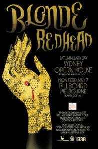 Image of Blonde Redhead - 2011 Tour Poster