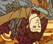 Image of River Song by way of Alphonse Mucha