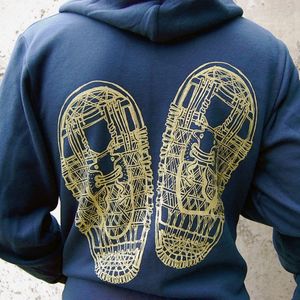 SlowShoes on zip-up hoodies $46
