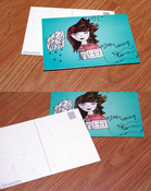 Image of Stop coming to my house...card