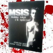 Image of Exclusive MSIS canvas print: SIGNED IN BLOOD