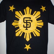 Image of AKO Apparel - SF Sun N Stars - Yellow on Black [SFSNS09YBLK]