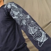 Image of swimming koi Tattoo Sleeve T