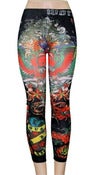 Image of World Tattoo Leggings - Black