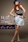Image of  Nautical Two-Piece Mini Dress