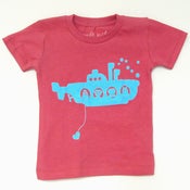 Image of robo submarine infant t-shirt - peony