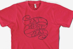 Image of Eat More Meat - Red or Gray - Mens & Womens