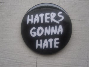 Image of Haters Gonna Hate Button
