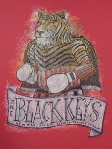 Image of The Black Keys New Years Day Poster 2010