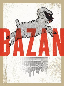 Image of Bazan: 2010 Tour Poster