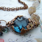 Image of Zircon and Golden Rutile necklace/Choker