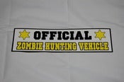 Image of Official Zombie Hunting Vehicle Bumper Sticker