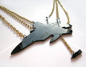 Image of F1-15 Fighter Jet Necklace