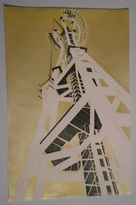 Image of Building an Icon Gold Print