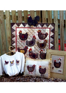 Image of Hens in the Yard quilt pattern