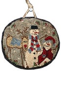Image of Snowfriends punchneedle pattern