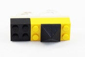 Image of Black and yellow, Black and yellow Lego two finger ring