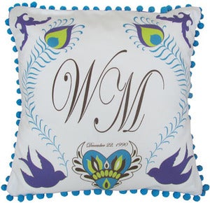 Image of Personalized Wedding Pillow