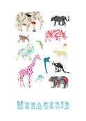 Image of Menagerie Print - Available in 3 sizes 
