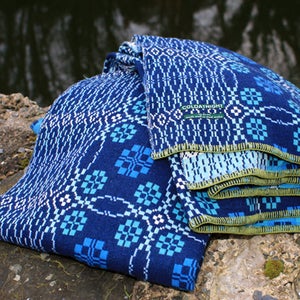 Image of coldatnight blanket in indigo blue
