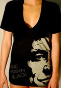 Image of Womens Johnny Cash Slim Fit Vneck (American Apparel)