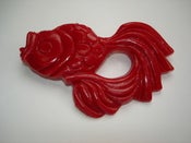 Image of Japanese style Koi Fish brooch - Red, Black or Ivory