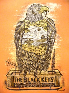 Image of The Black Keys Nashville Orange 2008