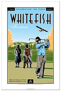 Image of Whitefish Centennial - Limited Edition Golf Art Print
