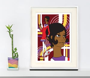 Image of BLACK LIMITED EDITION ART PRINT,18% OFF 