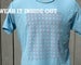 Image of Squares Stripped Blue