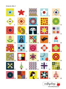 Image of Scrabble Tile Pendant - Eclectic Mix 1