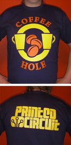 Image of Printed Circuit 'Coffee Hole' t-shirt by Oblong Pictures