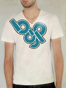 Image of Block Letter V-Neck (unisex)