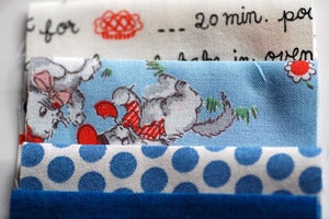 Image of Apple Pincushion Kit - vintage kitten