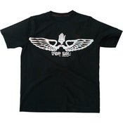 Image of VON SOL SILVER FOIL T-SHIRT (BLACK)